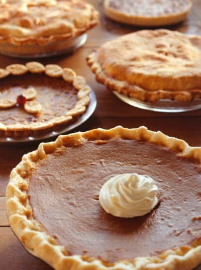 Thanksgiving pies for catering